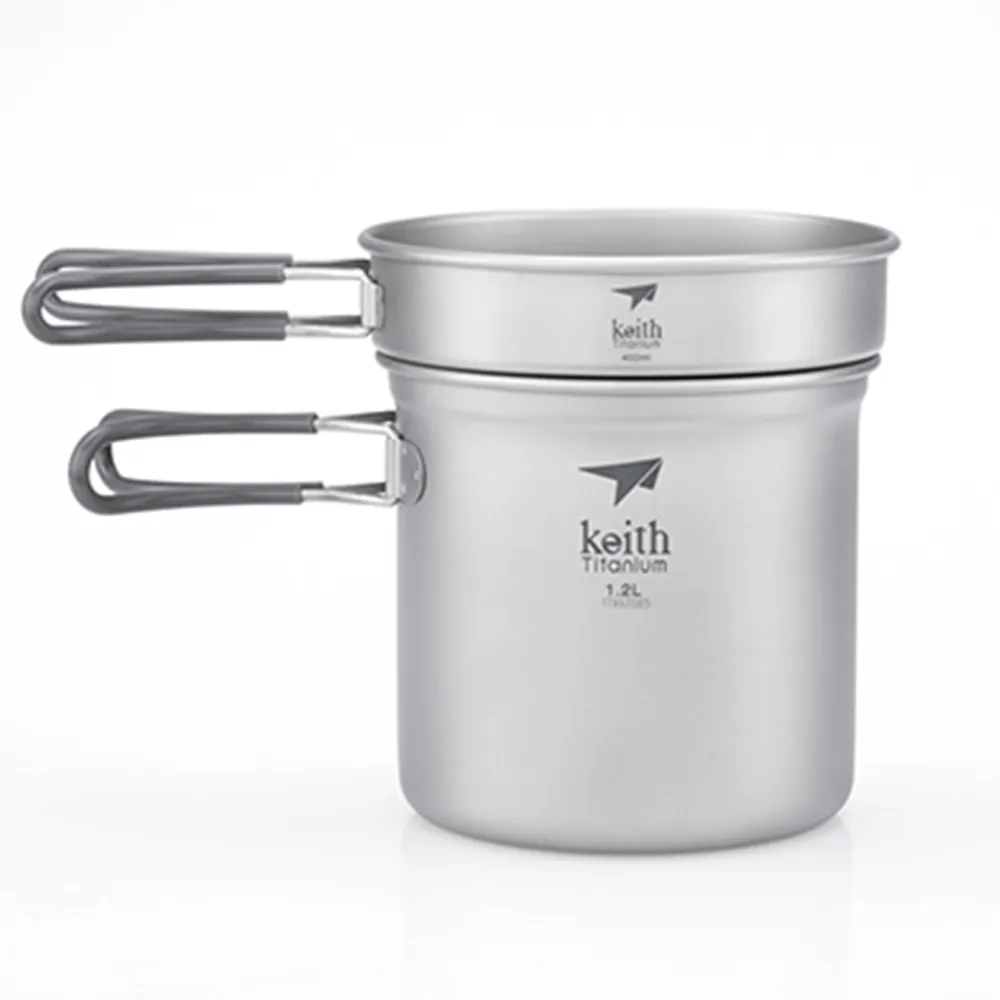2-Piece Titanium pot and Pan Cook Set