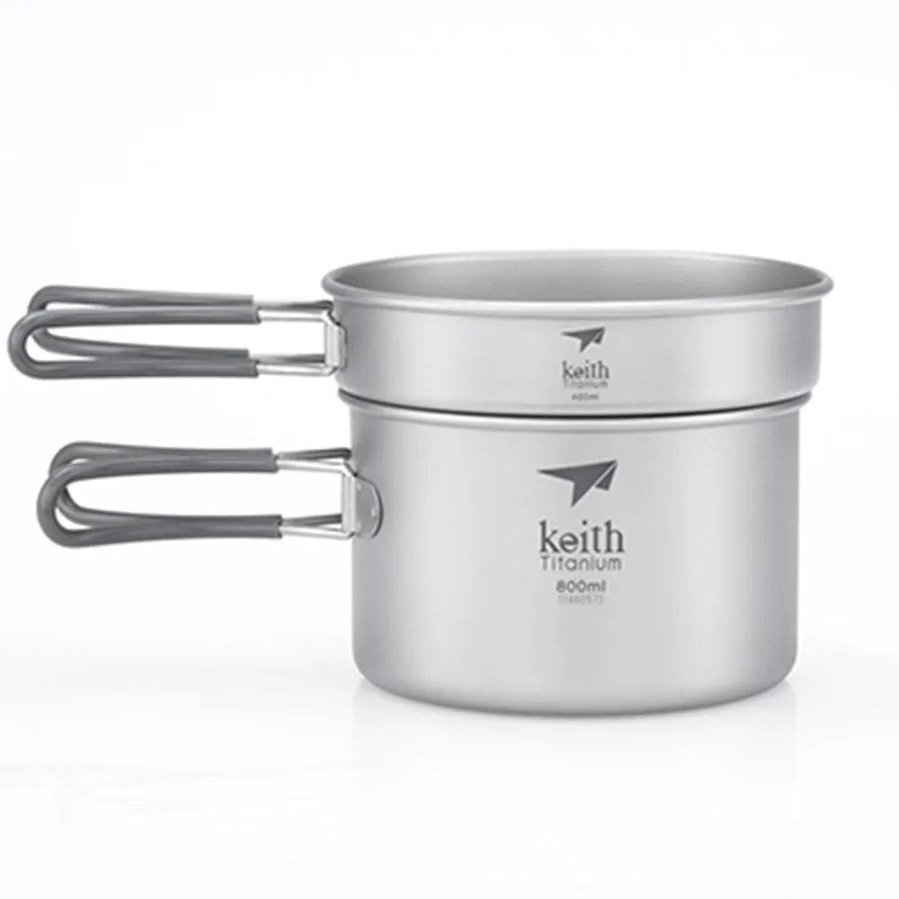 2-Piece Titanium pot and Pan Cook Set