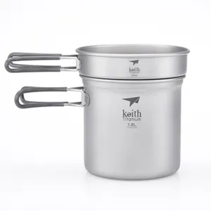 2-Piece Titanium pot and Pan Cook Set