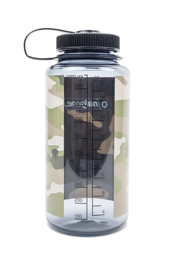 32oz Wide Mouth Camo Print Bottles