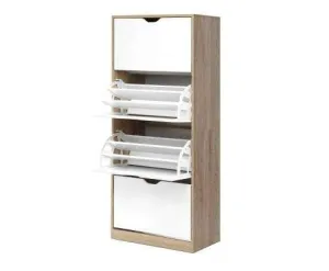 48 Pairs Shoe Cabinet Rack Organiser Storage Shelf Wooden