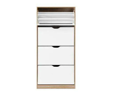 48 Pairs Shoe Cabinet Rack Organiser Storage Shelf Wooden