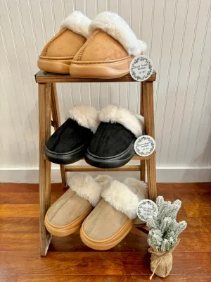 50% Off - Cozy Girlie Black House Slippers