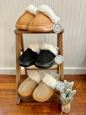 50% Off - Cozy Girlie Taupe House Slippers
