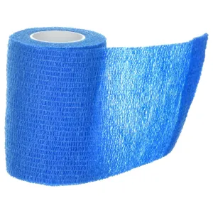7.5 cm x 4.5 m Movable Self-Adhesive Supportive Wrap - Blue