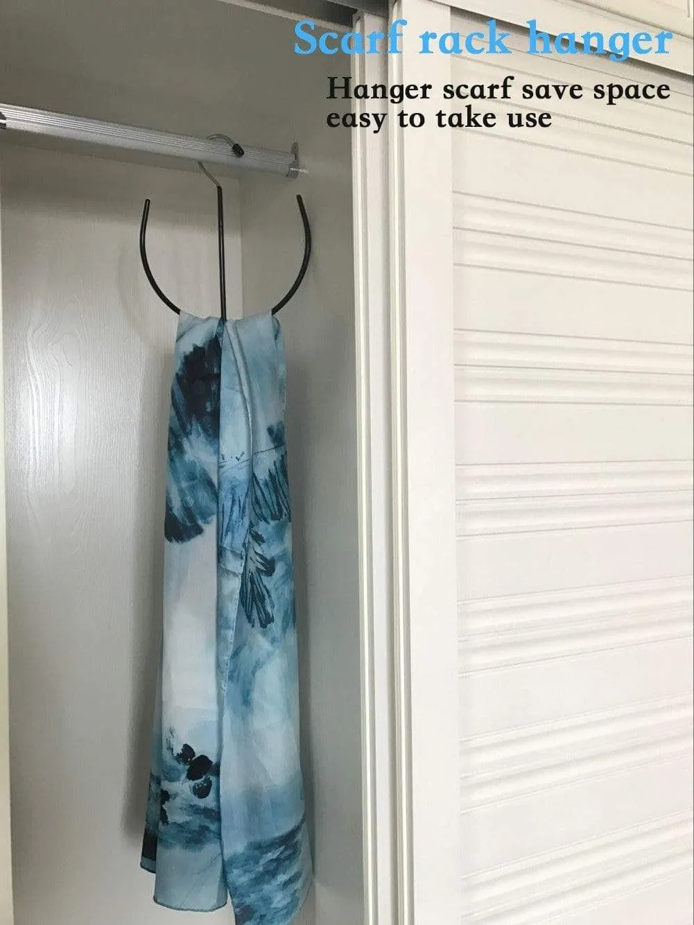ACUSKI 2 Pcs Multi-Purpose Semicircle Belt Hanger Racks Belt Organizer Storage,Ties Rack Hanger,Shoes Bags Purses Scarf Hats and Clothes Hanger for Closet,Stainless Steel No Slip Cabinet Organizer