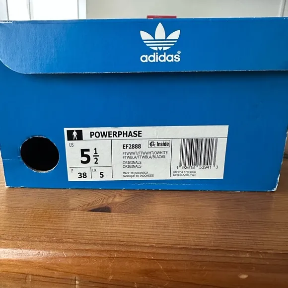 👟Adidas Powerphase Cloud White - Size 5.5 Mens👟