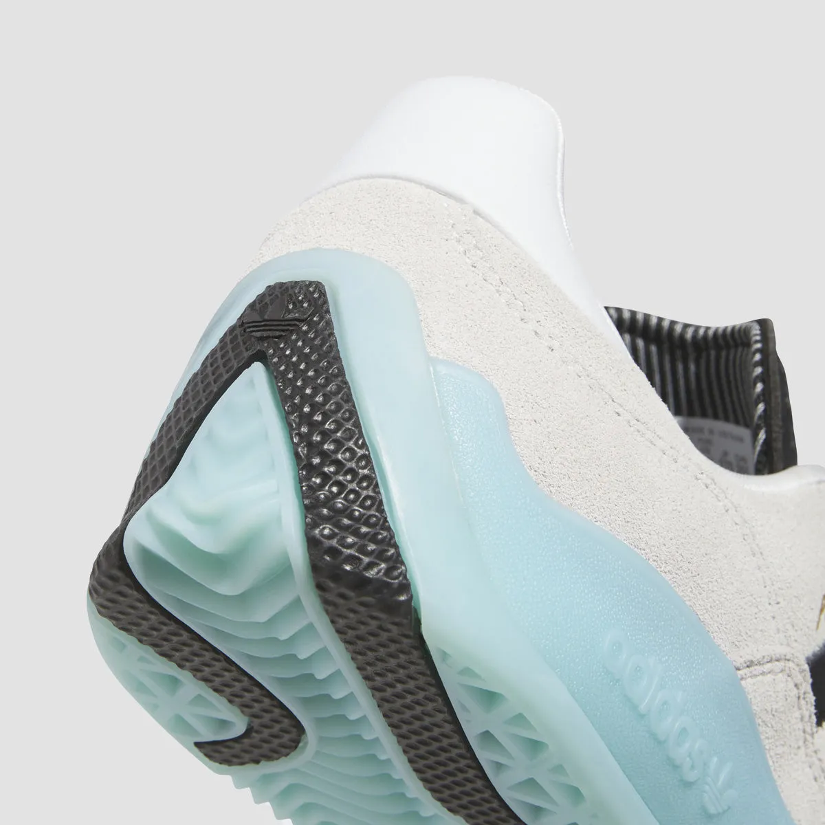 adidas Puig Shoes - Crystal White/Core Black/Light Aqua