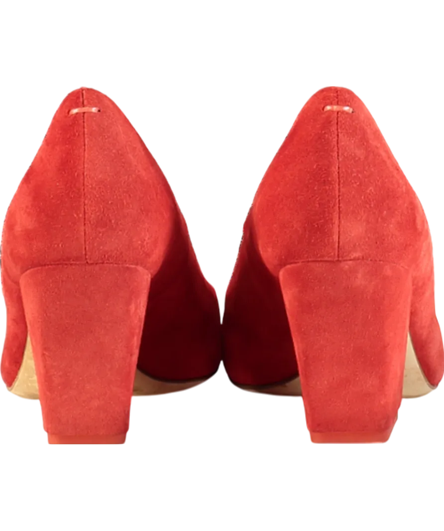 AEYDE Red Lizzy Suede Heels UK 8 EU 41 👠