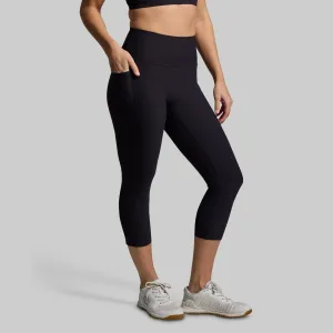 All or Nothing Capri w/ Pockets (Black)
