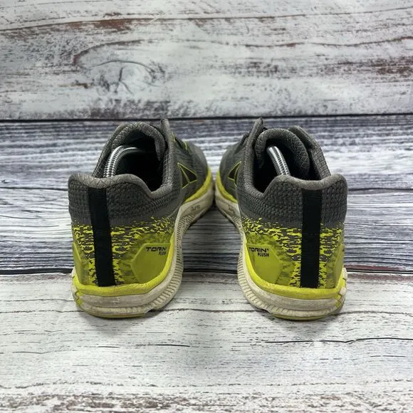 Altra Torin 4 Plush Gray &amp; Green Zero Drop Sneakers, Men’s Size 11