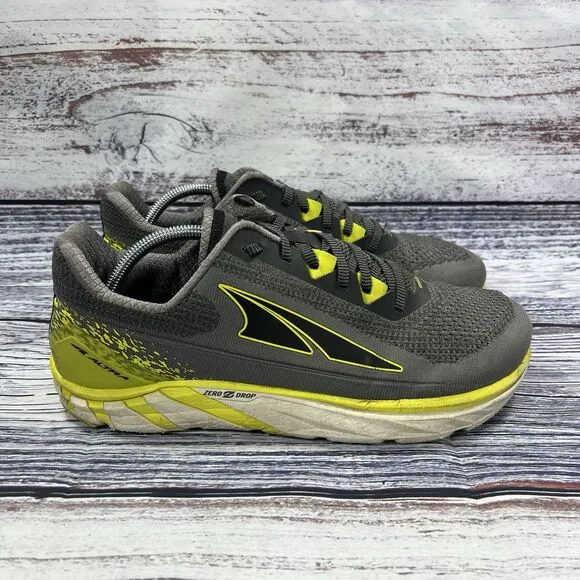 Altra Torin 4 Plush Gray &amp; Green Zero Drop Sneakers, Men’s Size 11