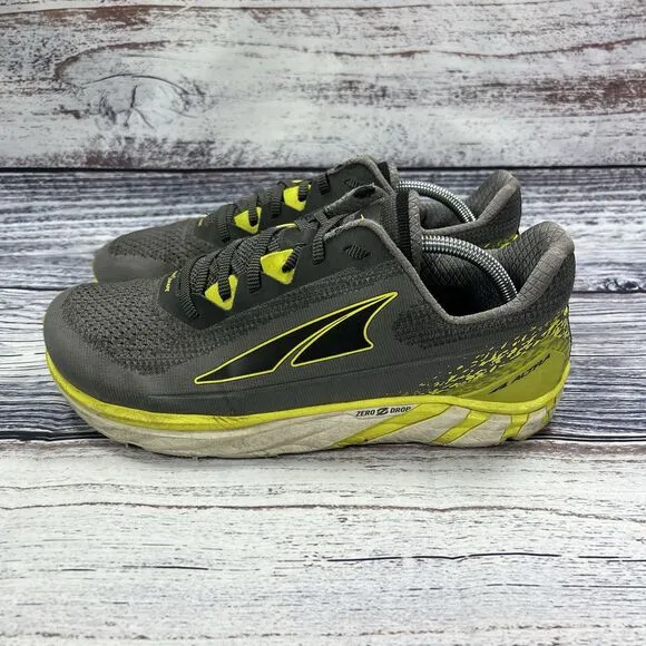 Altra Torin 4 Plush Gray &amp; Green Zero Drop Sneakers, Men’s Size 11