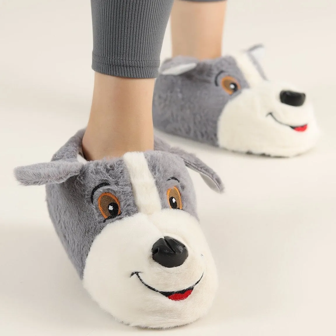 Anthracite Dog Slippers 36-40