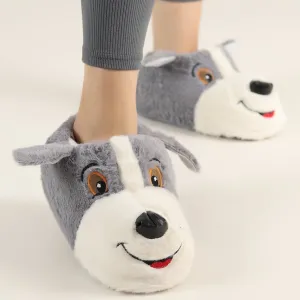 Anthracite Dog Slippers 36-40