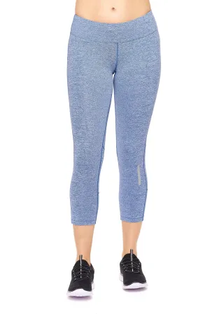 AQ1011 Mid-Rise Zipper Pocket Capri Leggings