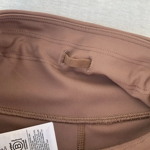 Athleta Brown Ultimate Stash 7” Biker Short