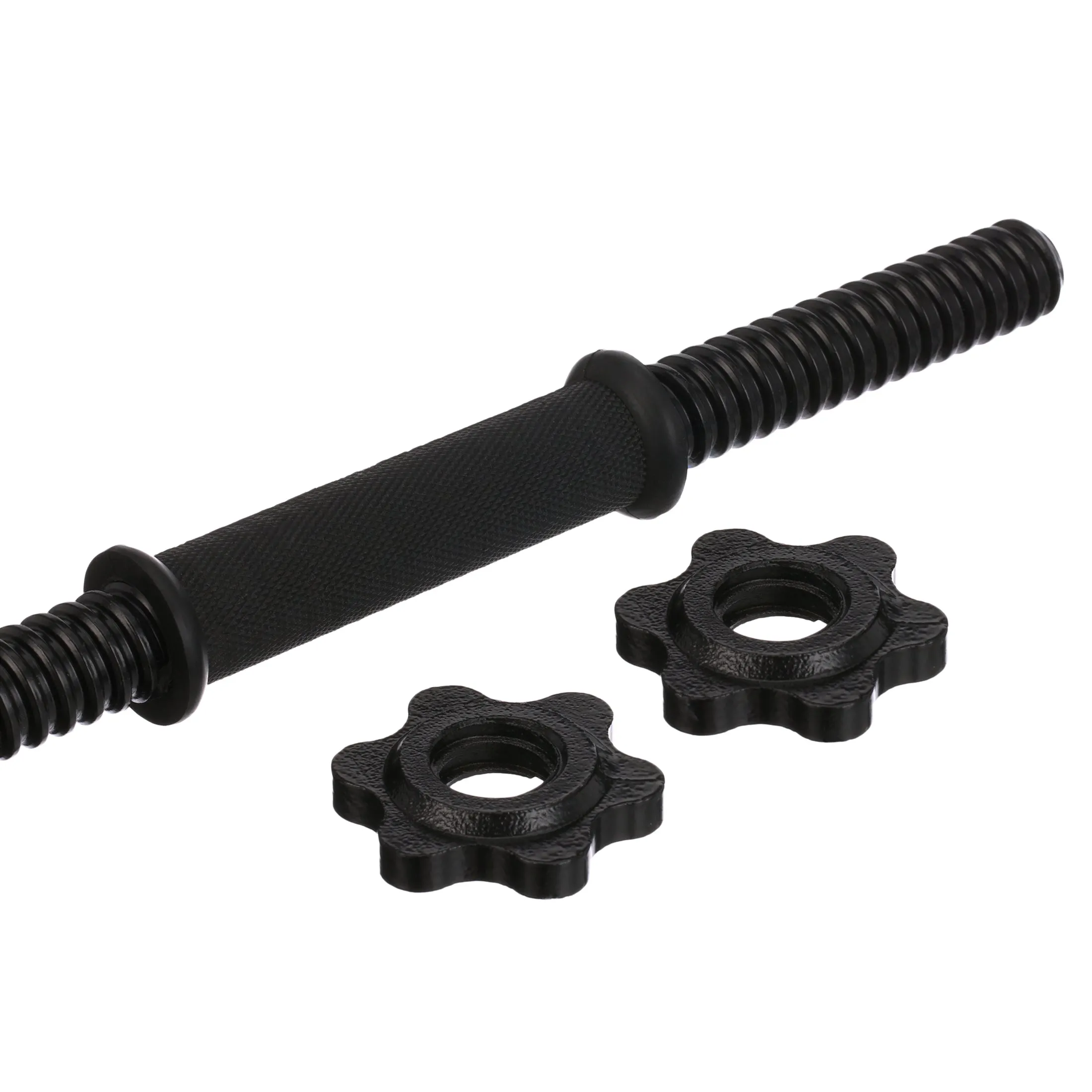 Barbell Standard 14" Dumbbell Handle with Spinlock Collars