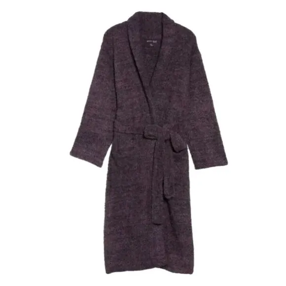Barefoot Dreams Cozy Chic Robe Amethyst Purple Super Cozy Plush! SIZE LARGE