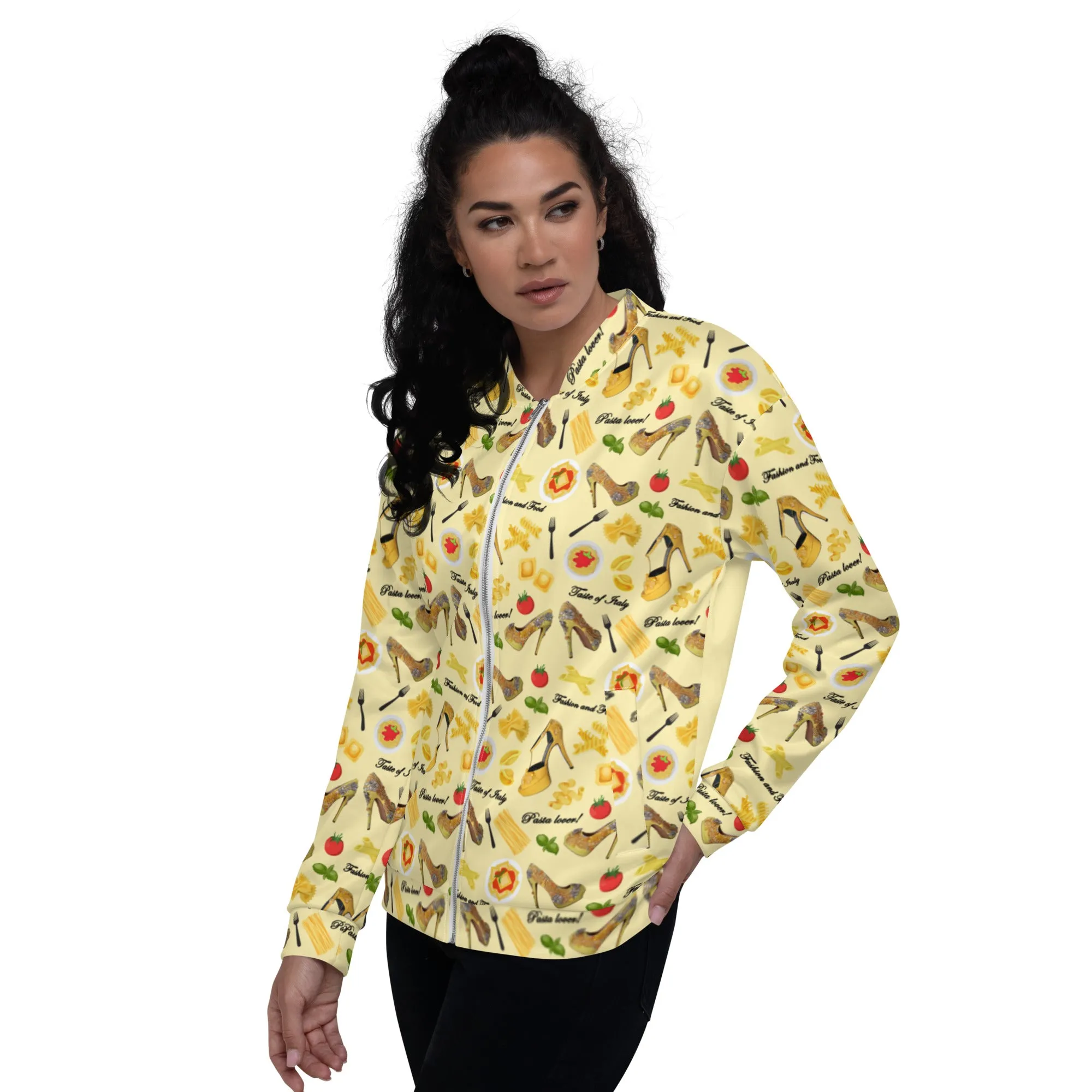 Bomber Jacket 'Pasta and shoes'