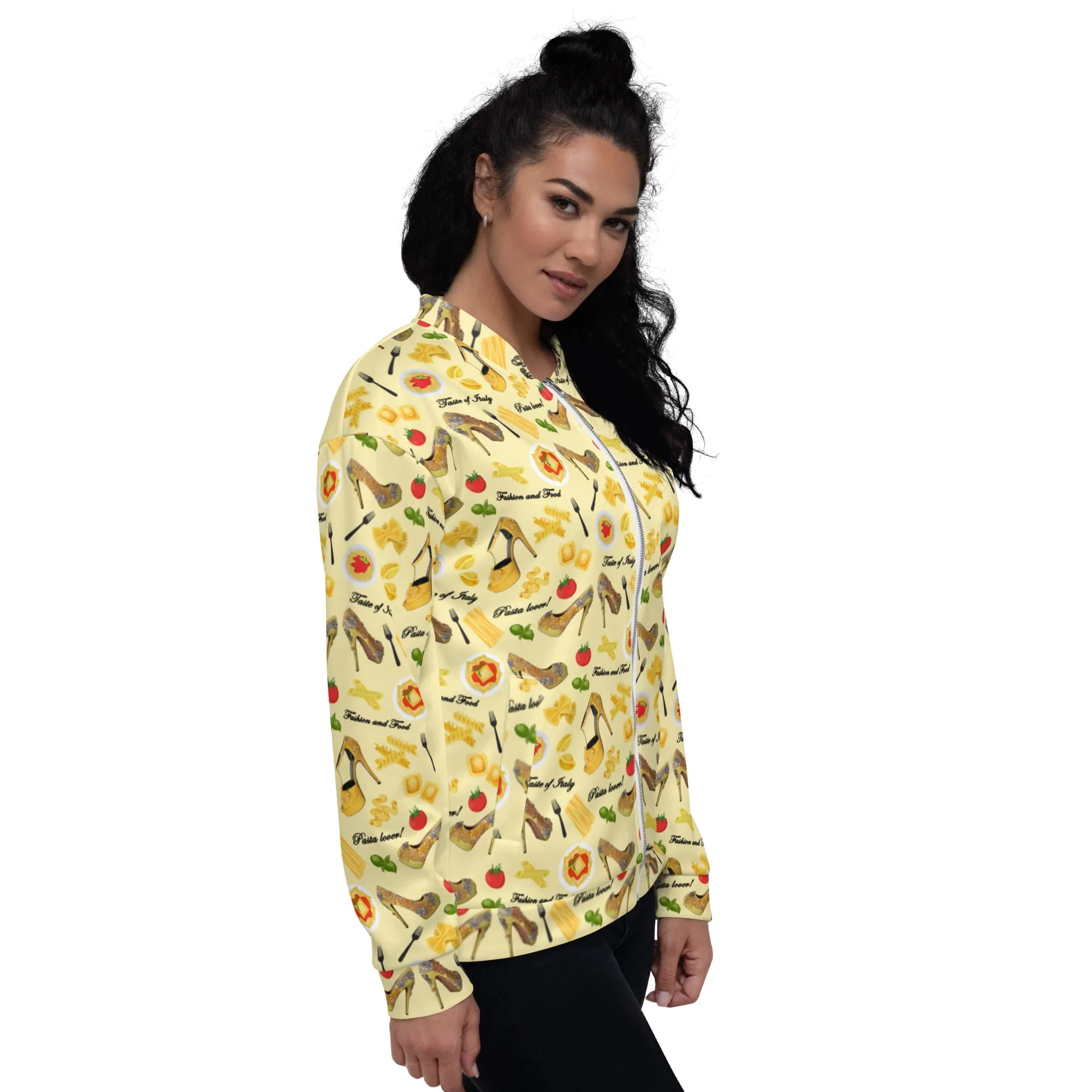 Bomber Jacket 'Pasta and shoes'