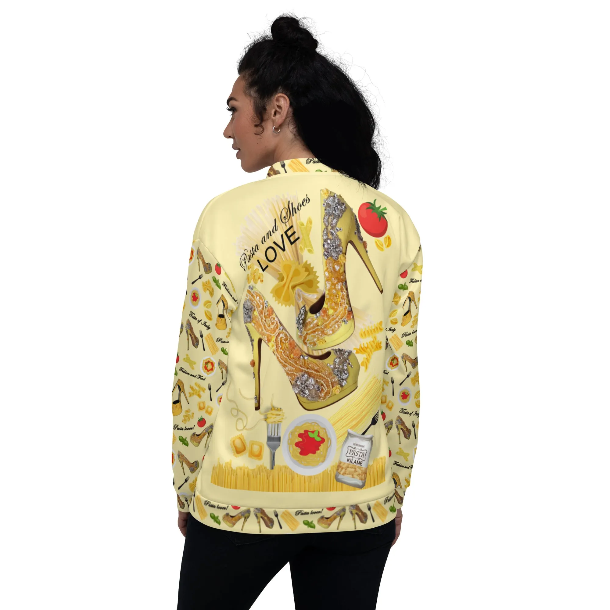 Bomber Jacket 'Pasta and shoes'