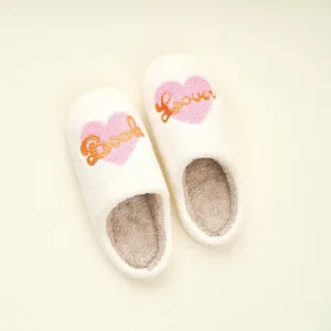 Book Lover Fuzzy Slippers
