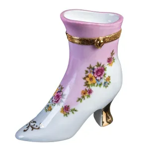 Boot w Pink Flower Decal