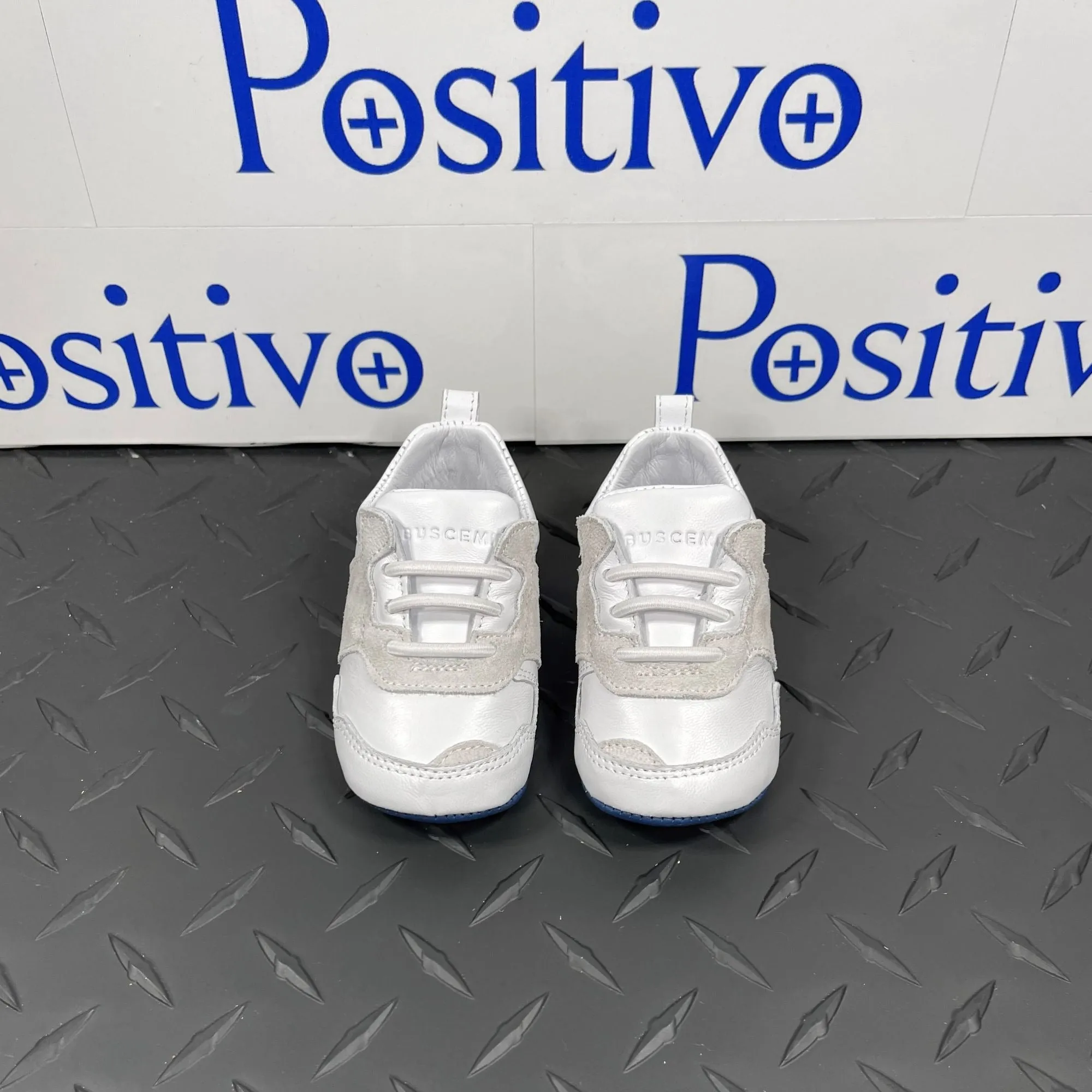 Buscemi Ventura Baby White Trio Sneakers