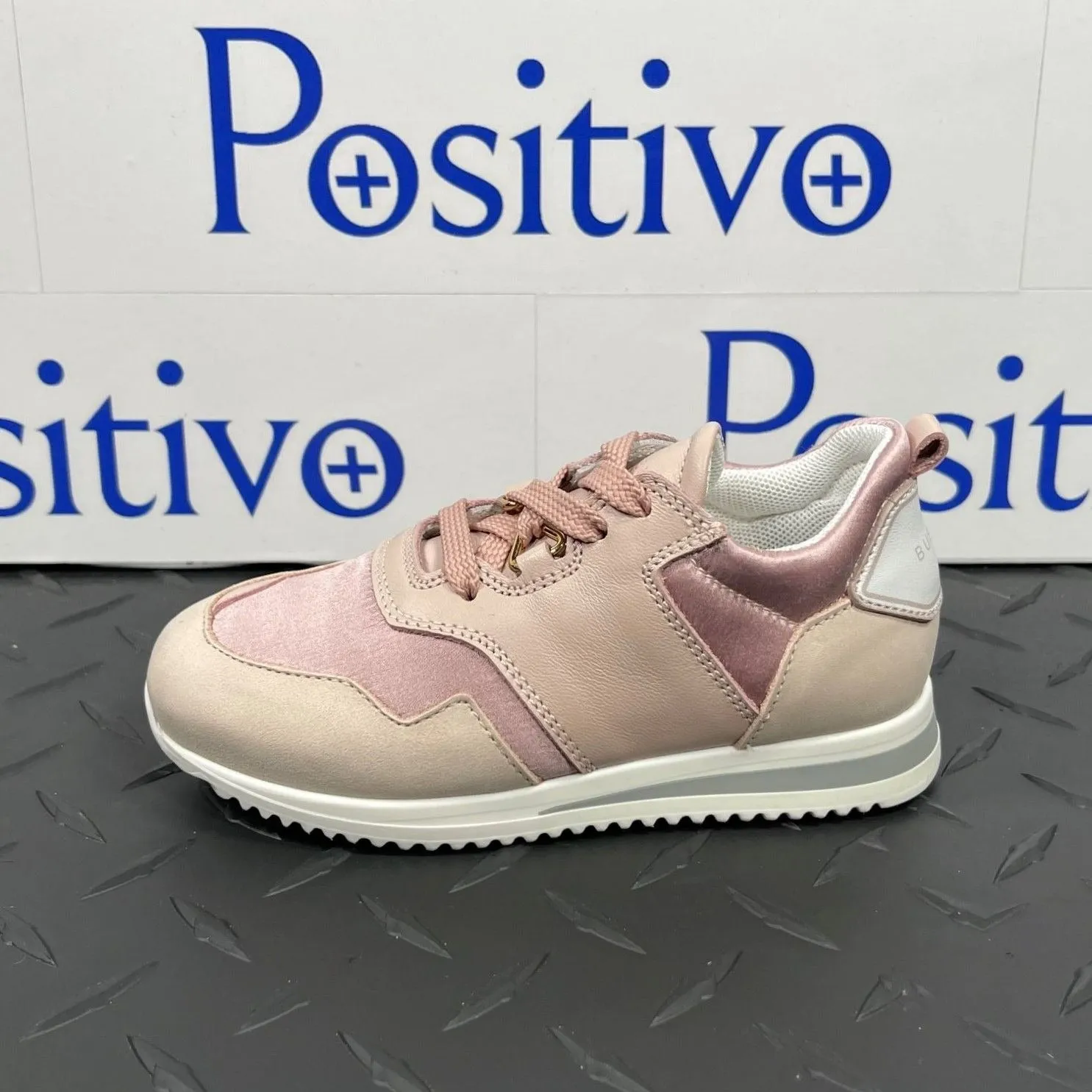 Buscemi Ventura Kid Rosa Leather Sneakers