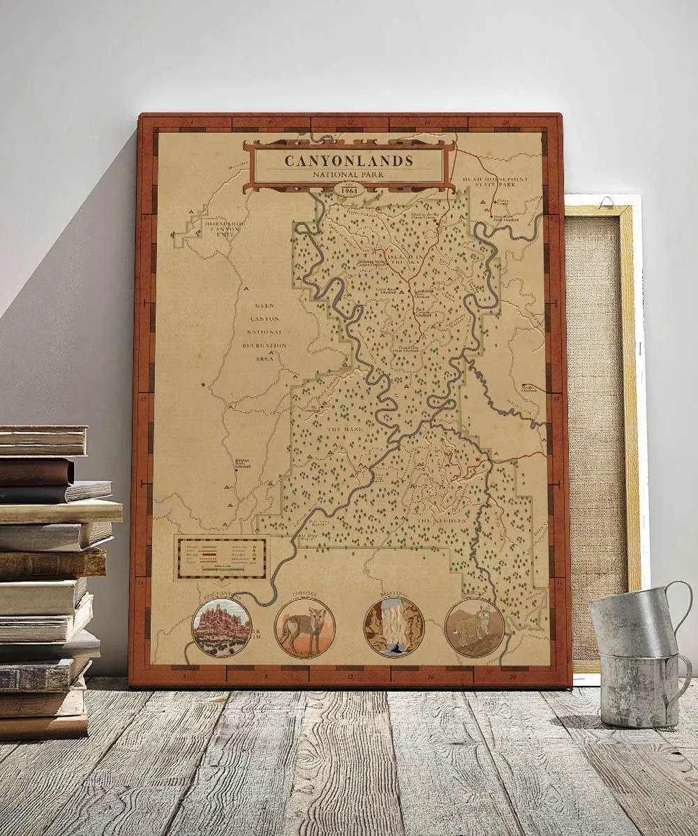 Canyonlands National Park Map