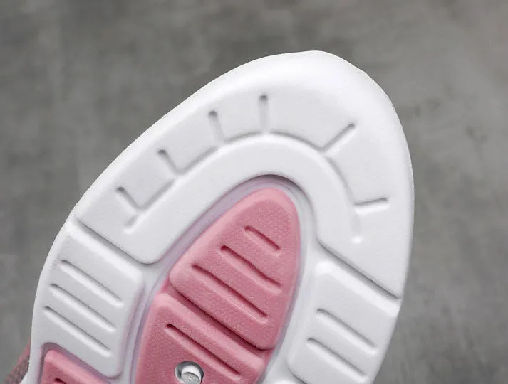 Casual Women's Quick-Drying Low-Top Sneakers with Contrasting Colors