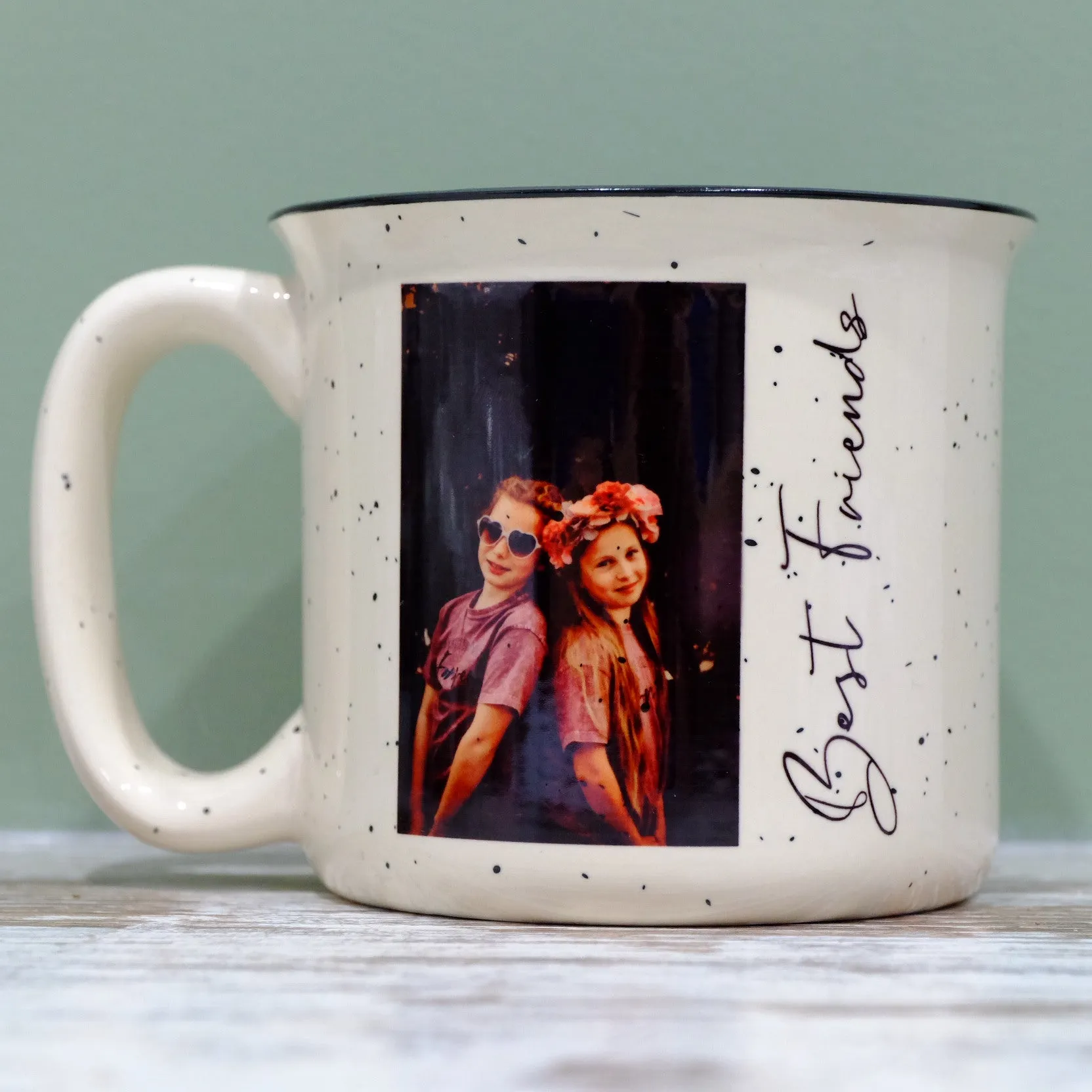 Ceramic Speckled mug 400ml - Custom Photo