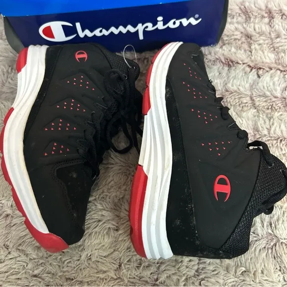 Champion Kids Sneakers Black and Red