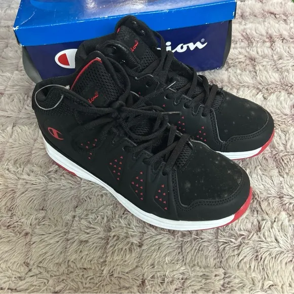 Champion Kids Sneakers Black and Red