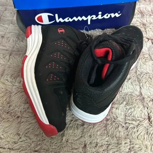 Champion Kids Sneakers Black and Red