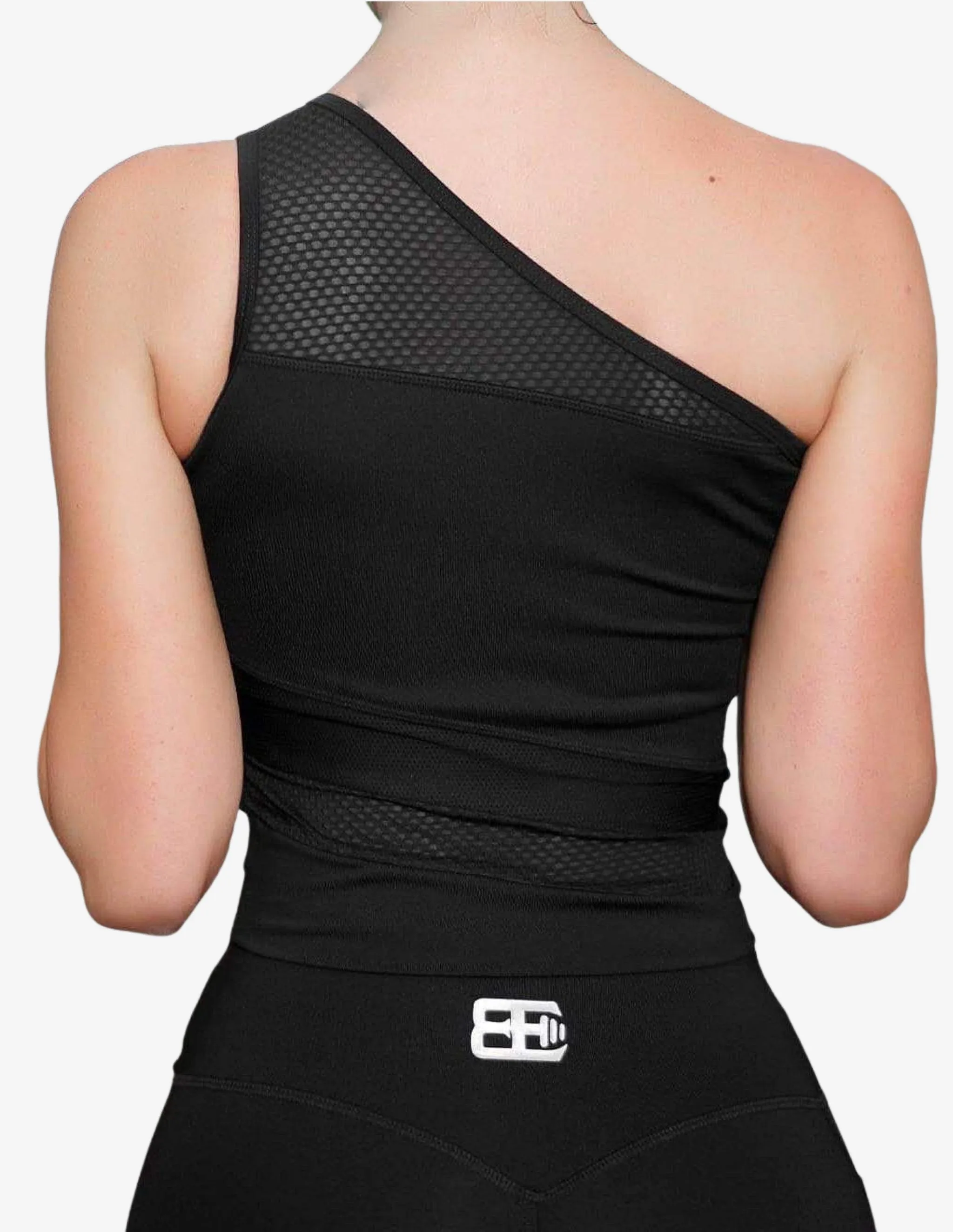 CHIONE Crop Top – Black Pearl