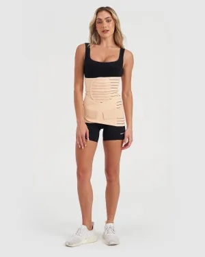 Core Trainer Post Pregnancy Waist and Hip Band 2 Pack Nude
