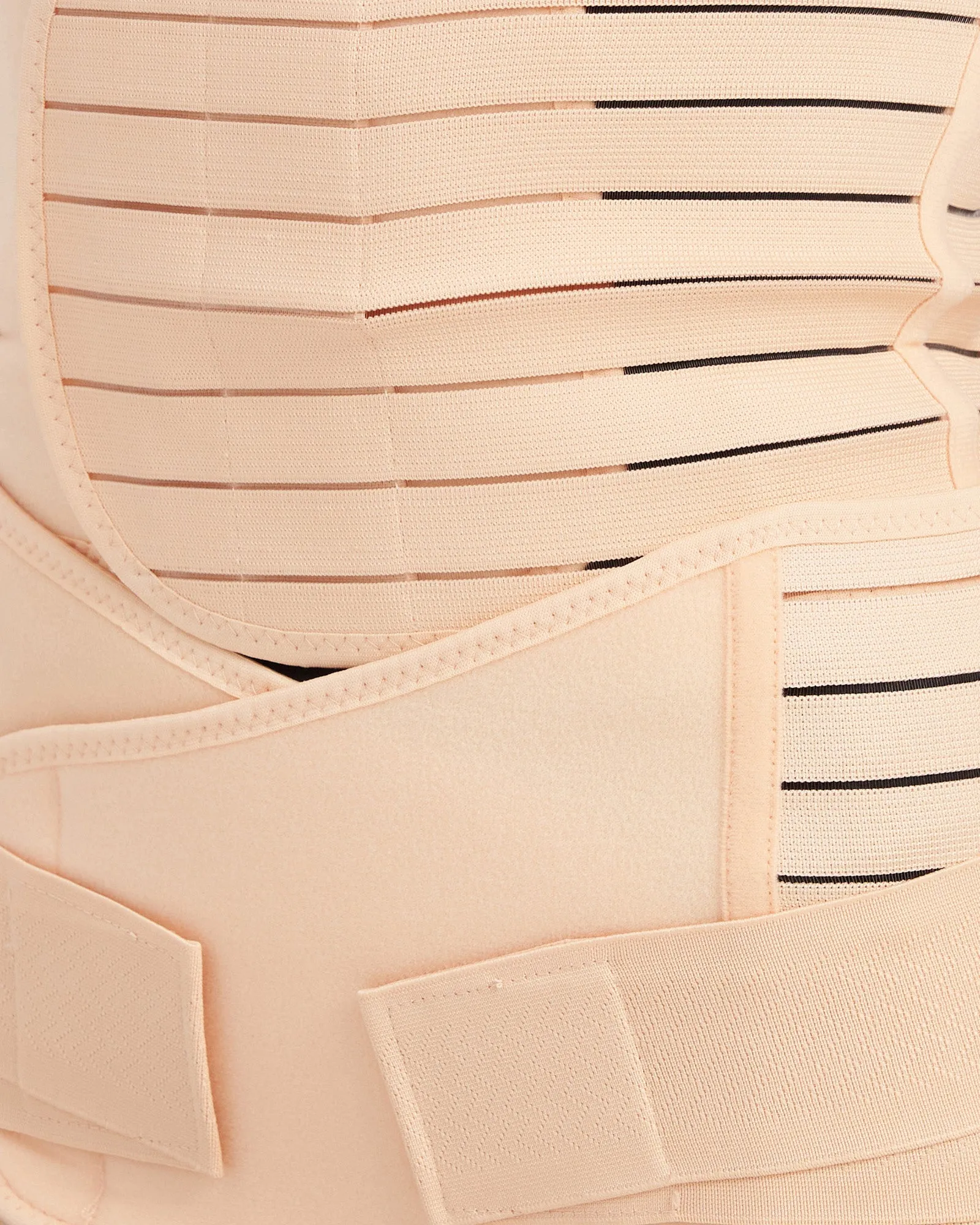 Core Trainer Post Pregnancy Waist and Hip Band 2 Pack Nude