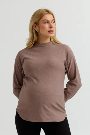 Cozy Fleece Side Zip Sweatshirt