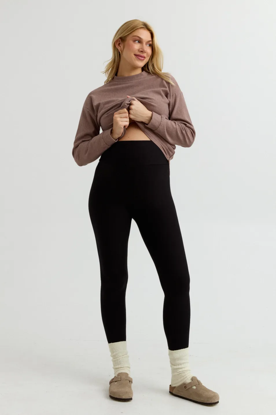 Cozy Fleece Side Zip Sweatshirt