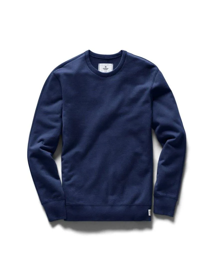 Crewneck Blue Lightweight Terry