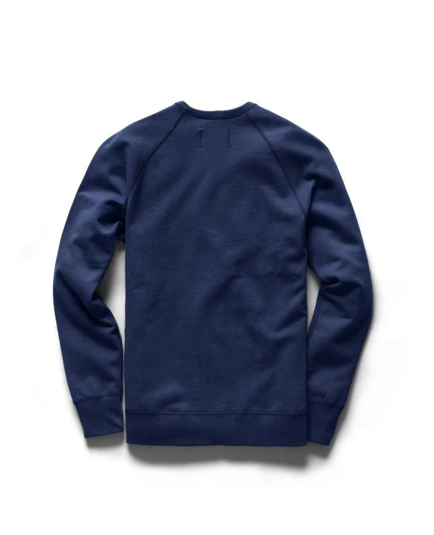 Crewneck Blue Lightweight Terry