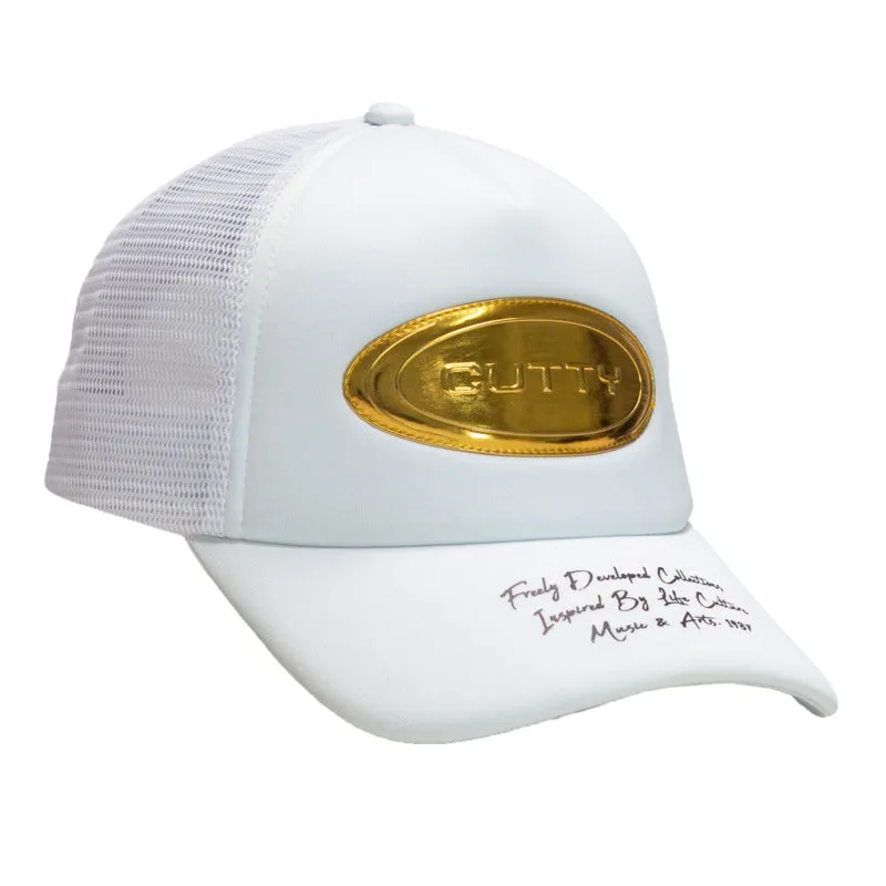 Cutty Men Miller Trucker Cap - White