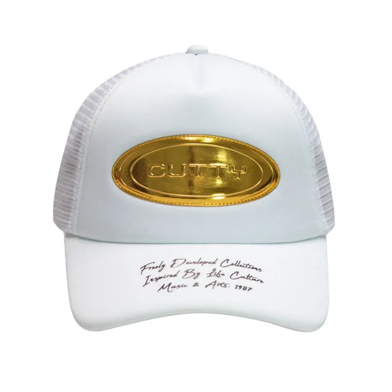Cutty Men Miller Trucker Cap - White