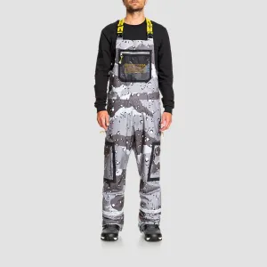 DC Revival Snow Bib Chocolate Chip Greyscale Camo