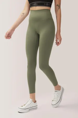 Divine Ultrahigh-Rise 7/8 Legging Rose Buddha - Sea Weed