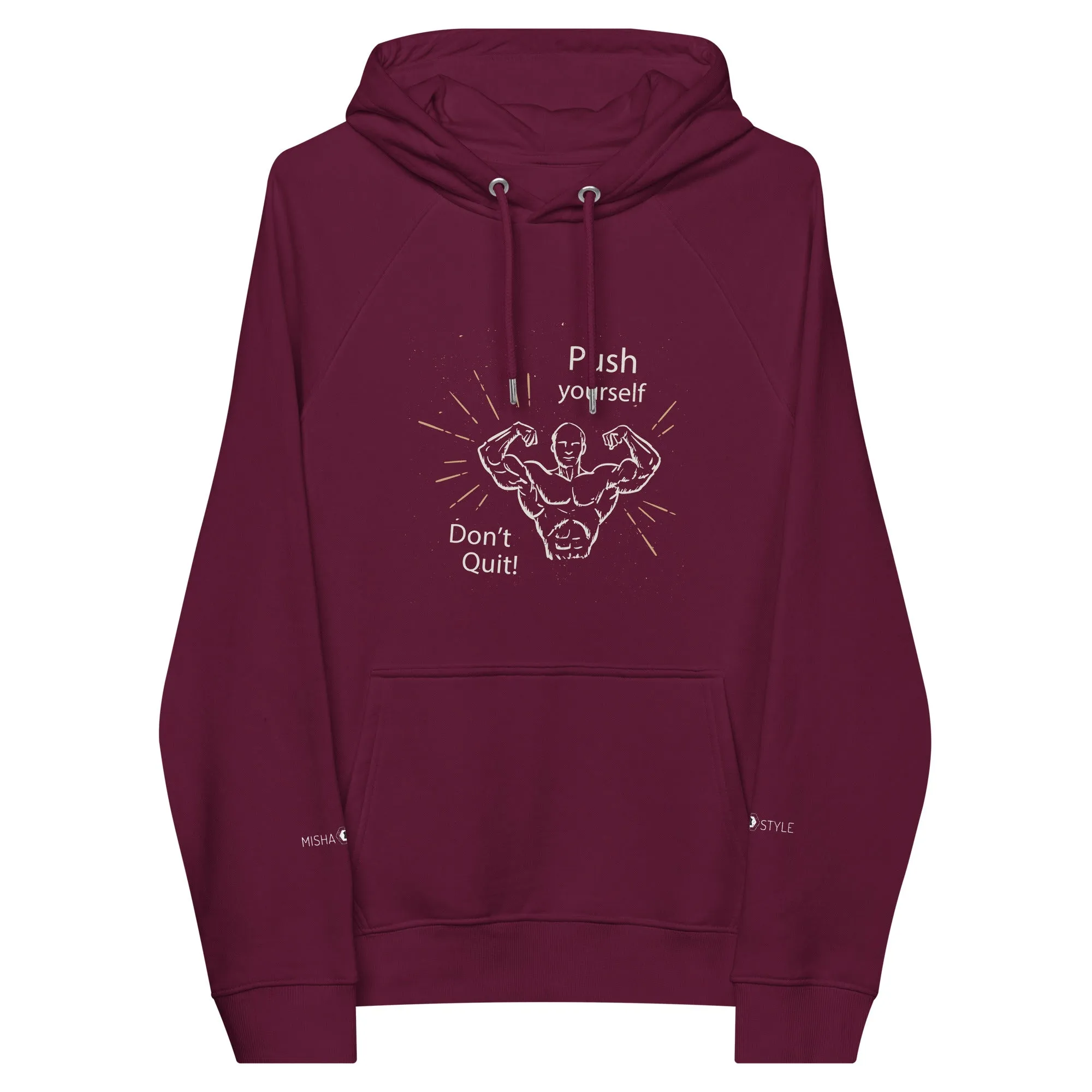 Don't Quit eco raglan Women hoodie