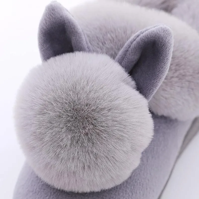 Double Comfy Bunny Slippers
