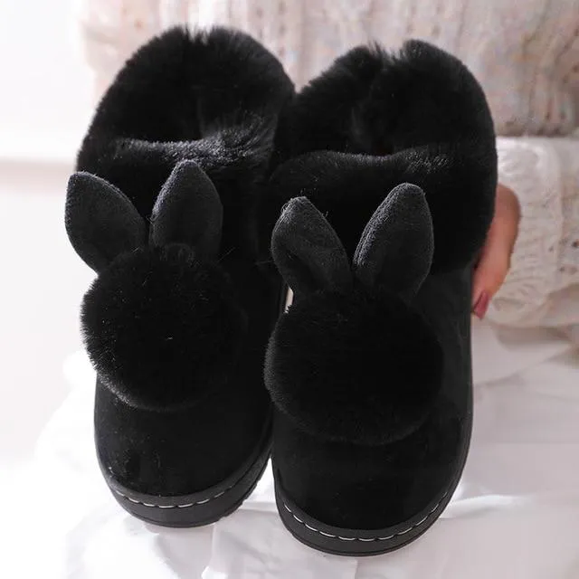 Double Comfy Bunny Slippers